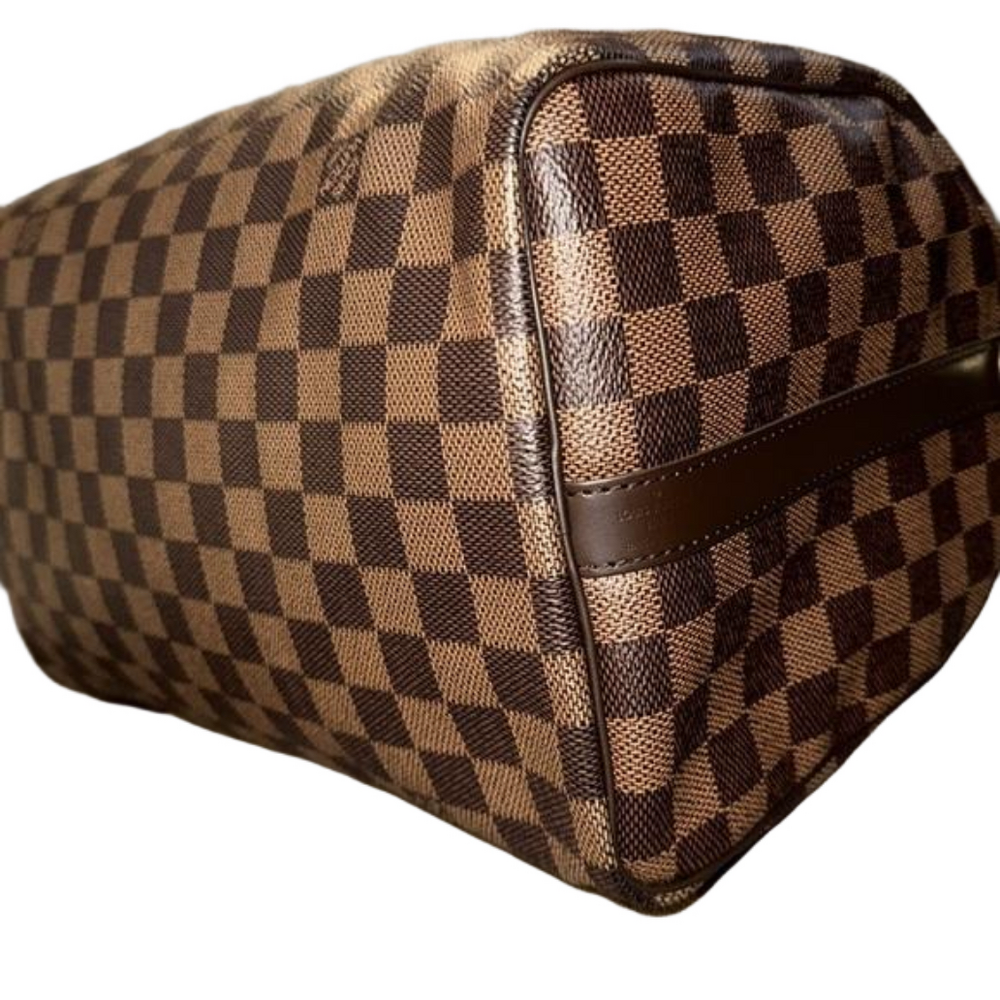 LOUIS VUITTON SPEEDY 30 Damier Ebene Bandouliere - Excellent Condition - Picture 8 of 12
